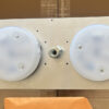 JUSTICE DESIGN CLD-9690-35-NCKL Clouds Semi-Flush Light 14? Round Bowl READ - Image 6