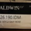 Baldwin R026.190.IDM Single Estate Soho Rosette for Dummy Function Satin Black - Image 2