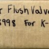 Kohler K-1188998 Flush Valve Kit 2? Toilet Canister Replacement OEM Part  NEW - Image 9