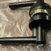 Miseno MLK1012 Elkton Keyed Entry Door Handle Round Rod Single Cylinder in Black - Image 9