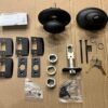 Schlage F51A-SIE-WKF Keyed Entry Siena Door Knobset w/Wakefield Rose Aged Bronze