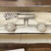 Justice Design Group Clouds 4 Light 33" W LED Bath Vanity Light CLD-8434-55-NCKL