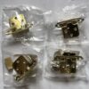 (2) Amerock BPR34293 Cabinet Hinge Variable Overlay Hinge in Polished Brass NEW